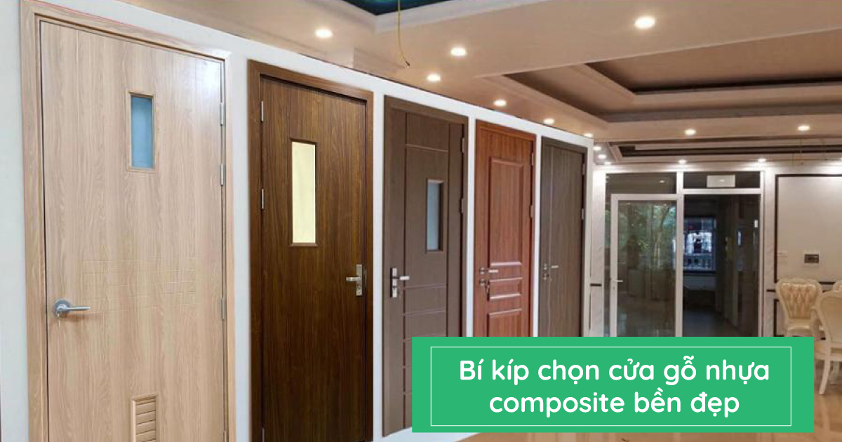 Bí kíp chọn cửa gỗ nhựa composite bền đẹp