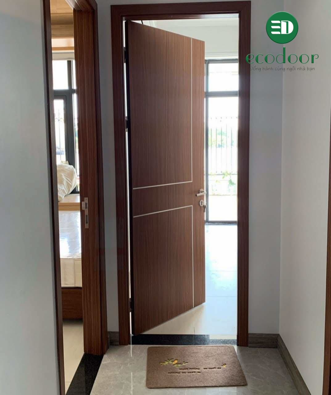 cửa nhựa nhà vệ sinh hà nội được Ecodoor thi công lắp đặt 2020