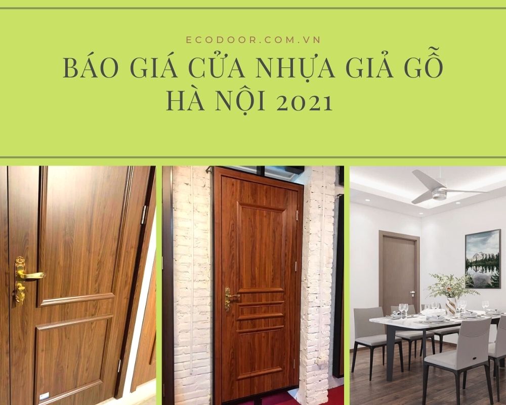 Cửa nhựa giả gỗ giá rẻ tại Hà Nội Ecodoor